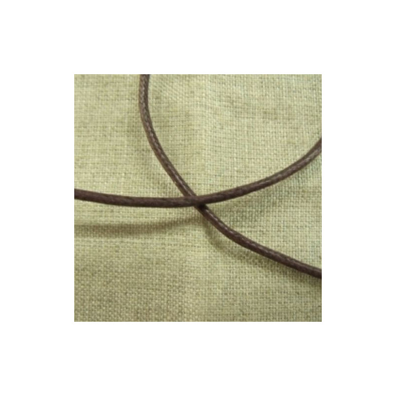 cordon ciré bordeaux  2 mm
