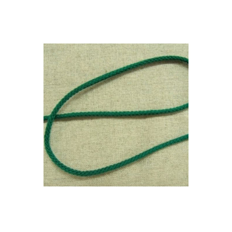 coton polyester & coton vert bouteille 3 mm