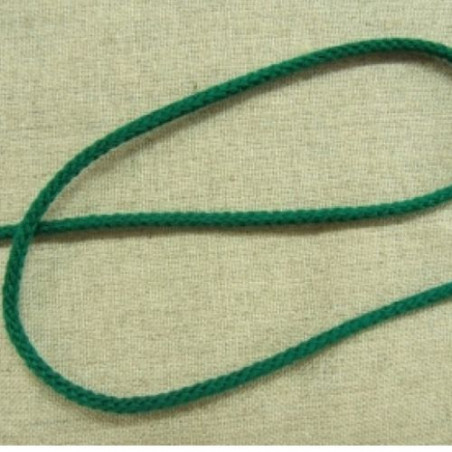 coton polyester & coton vert bouteille 3 mm