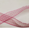 ruban vichy à carreau organza 20 mm