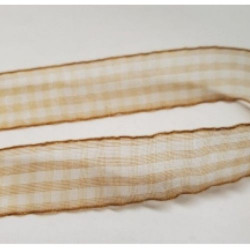 ruban vichy à carreau organza 20 mm