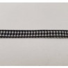LOT DE 3 METRES  ruban vichy à carreau 6 mm