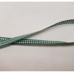 LOT DE 3 METRES  ruban vichy à carreau 6 mm