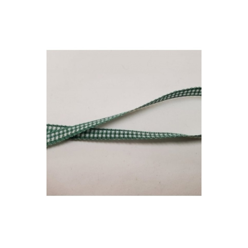 LOT DE 3 METRES  ruban vichy à carreau 6 mm