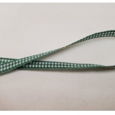 LOT DE 3 METRES ruban vichy à carreau 6 mm
