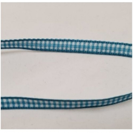 LOT DE 3 METRES ruban vichy à carreau 6 mm