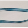 LOT DE 3 METRES  ruban vichy à carreau 6 mm