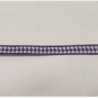 LOT DE 3 METRES  ruban vichy à carreau 6 mm