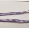 LOT DE 3 METRES  ruban vichy à carreau 6 mm