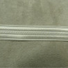 RUBAN MILITAIRE LUREX BLANC 15 mm