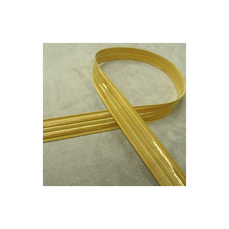 RUBAN MILITAIRE ENTIEREMENT LUREX 0R 15 mm