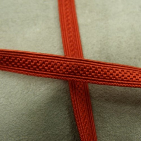 RUBAN MILITAIRE ROUGE 8 mm