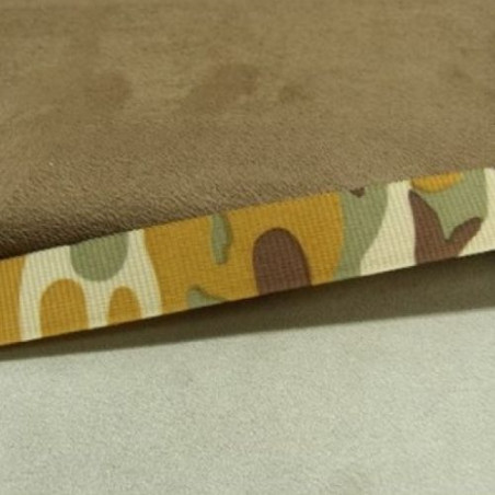 RUBAN MILITAIRE  POLYESTER CAMOUFLAGE  Jaune 15 mm