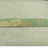 RUBAN MILITAIRE  POLYCOTON CAMOUFLAGE VERT 15 mm