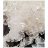 Ruban Organza Froncé Avec Liseré Extrémité Blanc Satiné 50 mm
