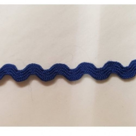 ruban serpentine bleu roi 8 mm
