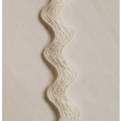ruban serpentine blanc 8 mm