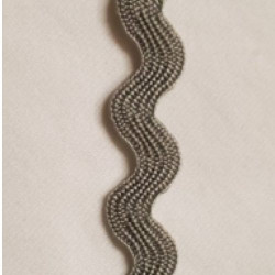 ruban serpentine gris 8 mm