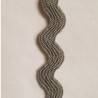 ruban serpentine gris 8 mm