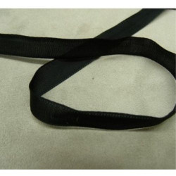 LOT DE 5 METRES RUBAN EXTRA FORT noir 15 mm