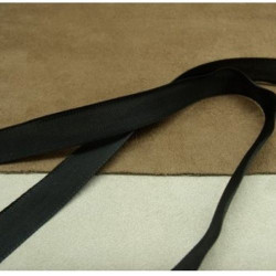 LOT DE 5 METRES RUBAN EXTRA FORT noir 15 mm