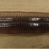 Ruban Skai Traversant Organza Marron 25 mm