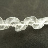 Ruban Organza Serpentine blanc 12 mm