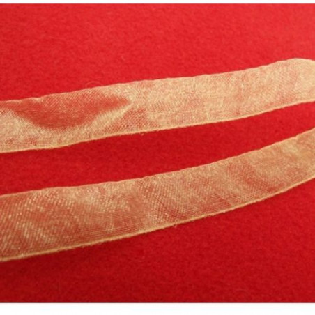LOT DE 4 METRES Ruban Organza 13 MM