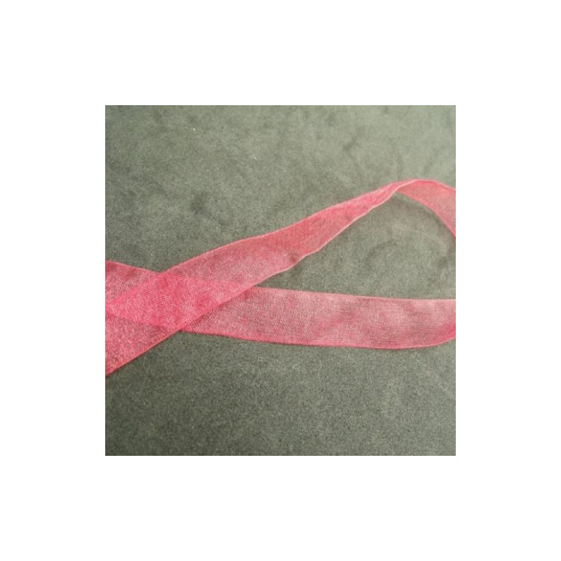 LOT DE 4 METRES Ruban Organza 13 MM
