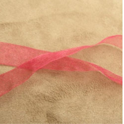 LOT DE 4 METRES Ruban Organza 13 MM