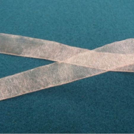 LOT DE 4 METRES Ruban Organza 13 MM