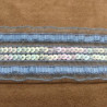 Ruban Organza Avec Sequin 40 mm