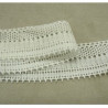 Ruban Brodé Blanc 100%COTON 30mm