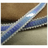 Galon Acrylique Scintillante  Pailleté Bleu 10 mm
