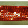 Galon Paillette Rouge 40 mm
