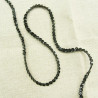 lot de Ruban pailleté sequin  montée sur fil noir cuivré 5 mm