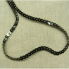 lot de Ruban pailleté sequin montée sur fil noir et or 4 mm