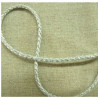 cordon polyester & coton argent lurex 2.5 mm