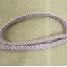 cordon polyester & coton parme 6 mm