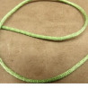 LOT DE 3 METRES RUBAN QUEUE DE RAT VERT ANIS  LEGEREMENT SATINE 2.5 mm