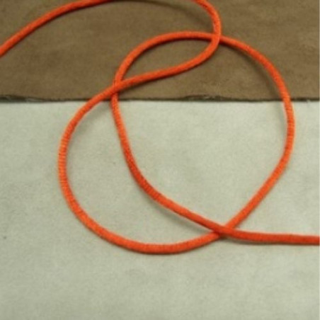 LOT DE 3 METRES RUBAN QUEUE DE RAT ROUGE  ECLATANT 2.5 mm