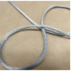 RUBAN QUEUE DE RAT BLEU CIEL LEGEREMENT SATINE 2.5 mm