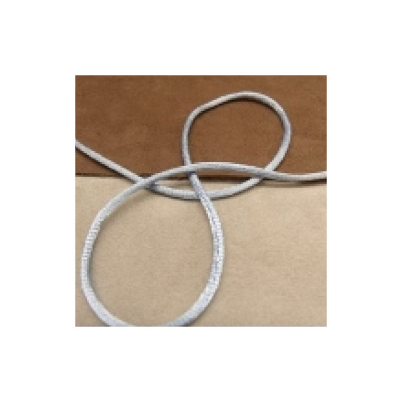 RUBAN QUEUE DE RAT BLEU CIEL LEGEREMENT SATINE 2.5 mm
