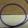 LOT DE 3 METRES RUBAN QUEUE DE RAT VIOLET LEGEREMENT SATINE 2.5 mm