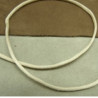 LOT DE 3 METRES RUBAN QUEUE DE RAT CREME LEGEREMENT SATINE 2.5 mm