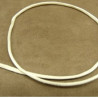 LOT DE 3 METRES RUBAN QUEUE DE RAT CREME LEGEREMENT SATINE 2.5 mm