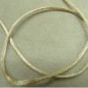 LOT DE 3 METRES RUBAN QUEUE DE RAT BEIGE LEGEREMENT SATINE  2.5 mm
