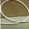 LOT DE 3 METRES RUBAN QUEUE DE RAT ROSE PALE LEGEREMENT SATINE 2.5 mm