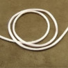 LOT DE 3 METRES RUBAN QUEUE DE RAT ROSE PALE LEGEREMENT SATINE 2.5 mm