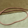 LOT DE 3 METRES RUBAN QUEUE DE RAT BRIQUE LEGEREMENT SATINE 2.5 mm